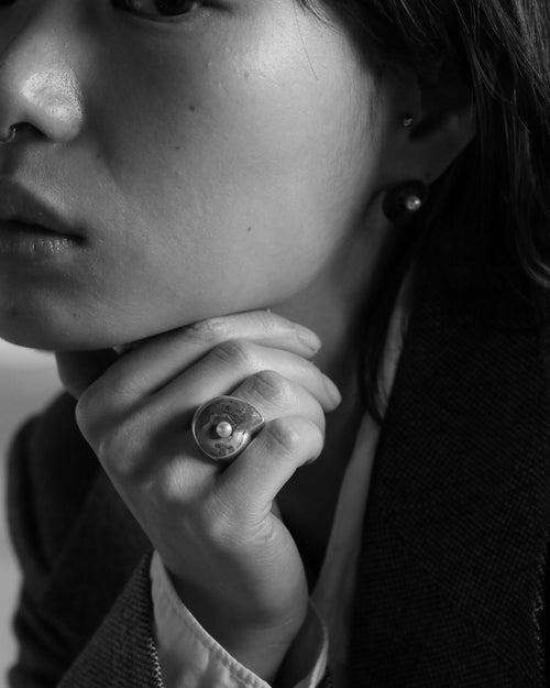 ammonite akoya ring
