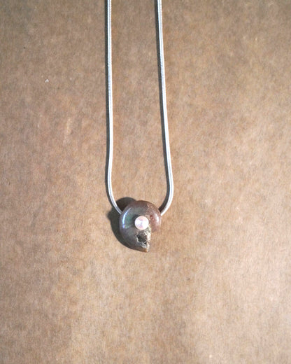 ammonite akoya necklace