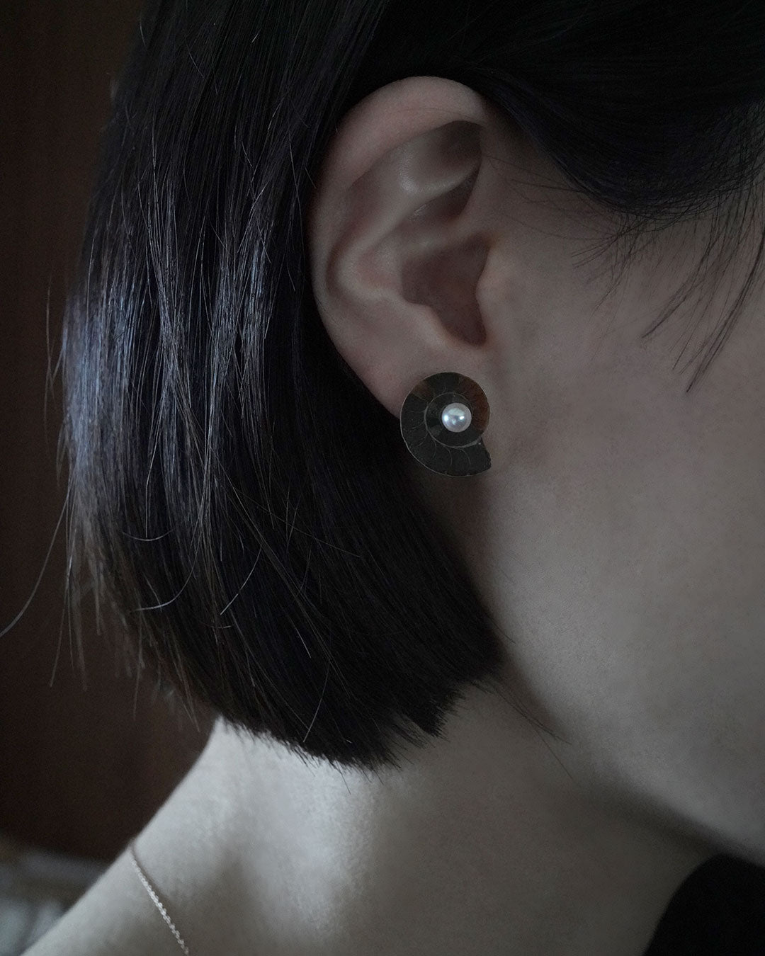 ammonite akoya pierce