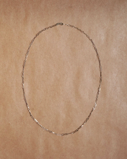 curve clip chain necklace K10YG