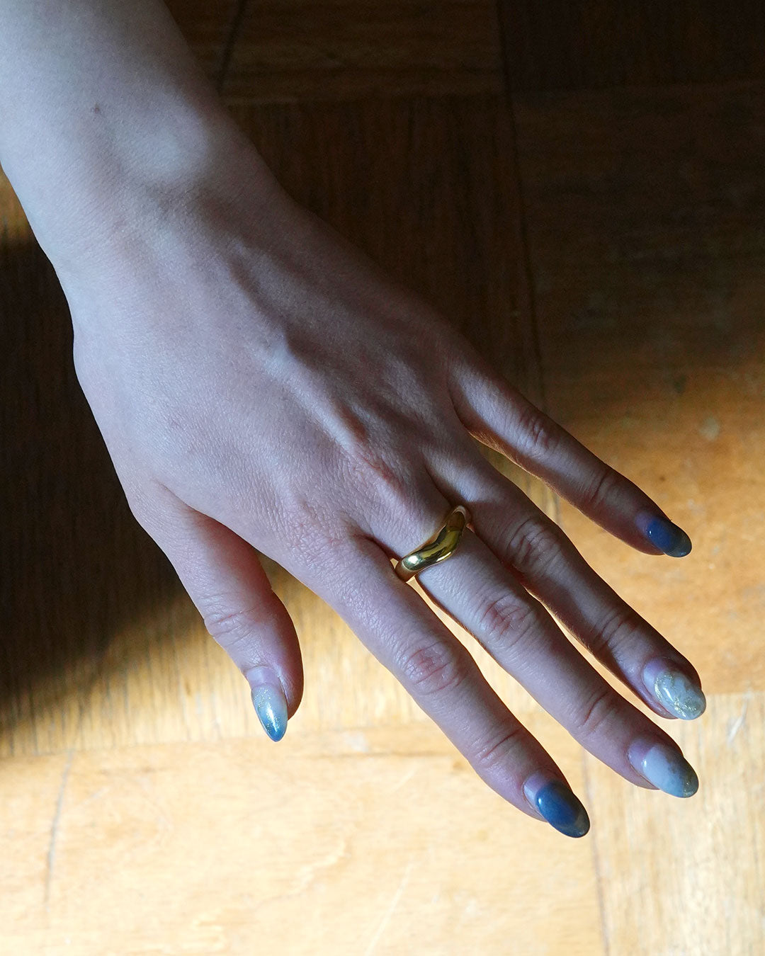 flowing ring 2 YG