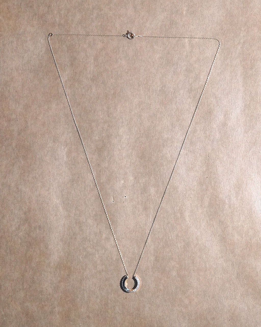 mobius dia necklace