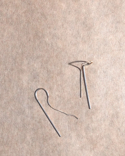 swing hook pierce bene chain long